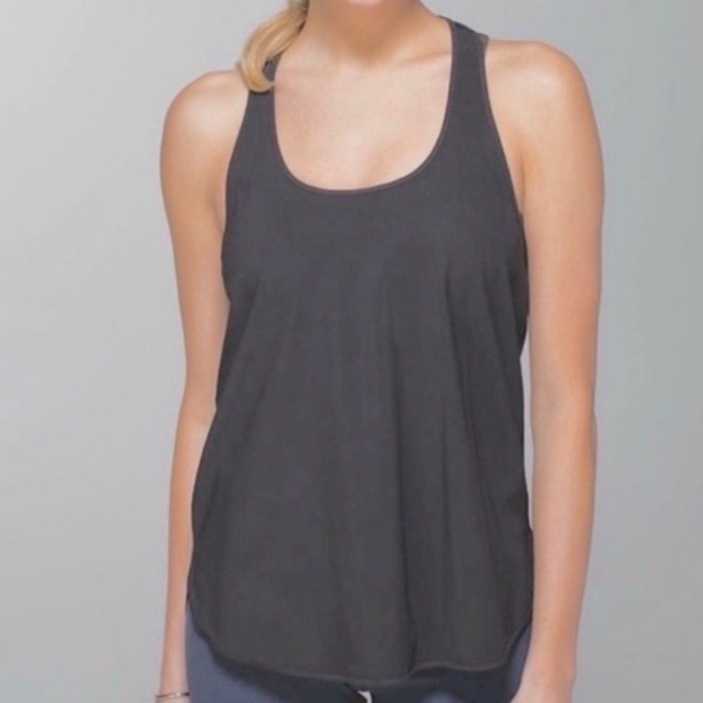 Lululemon Coastal Tank Graphite Gray
